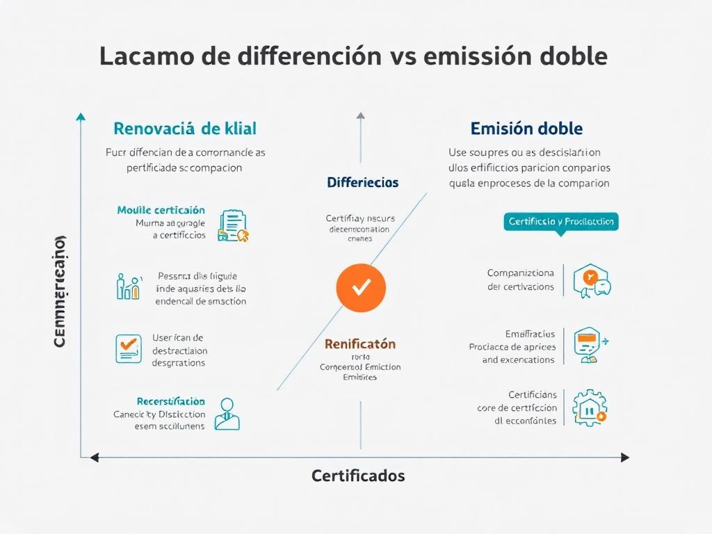 Comparar Certificados Actuales: Renovación y Emisión