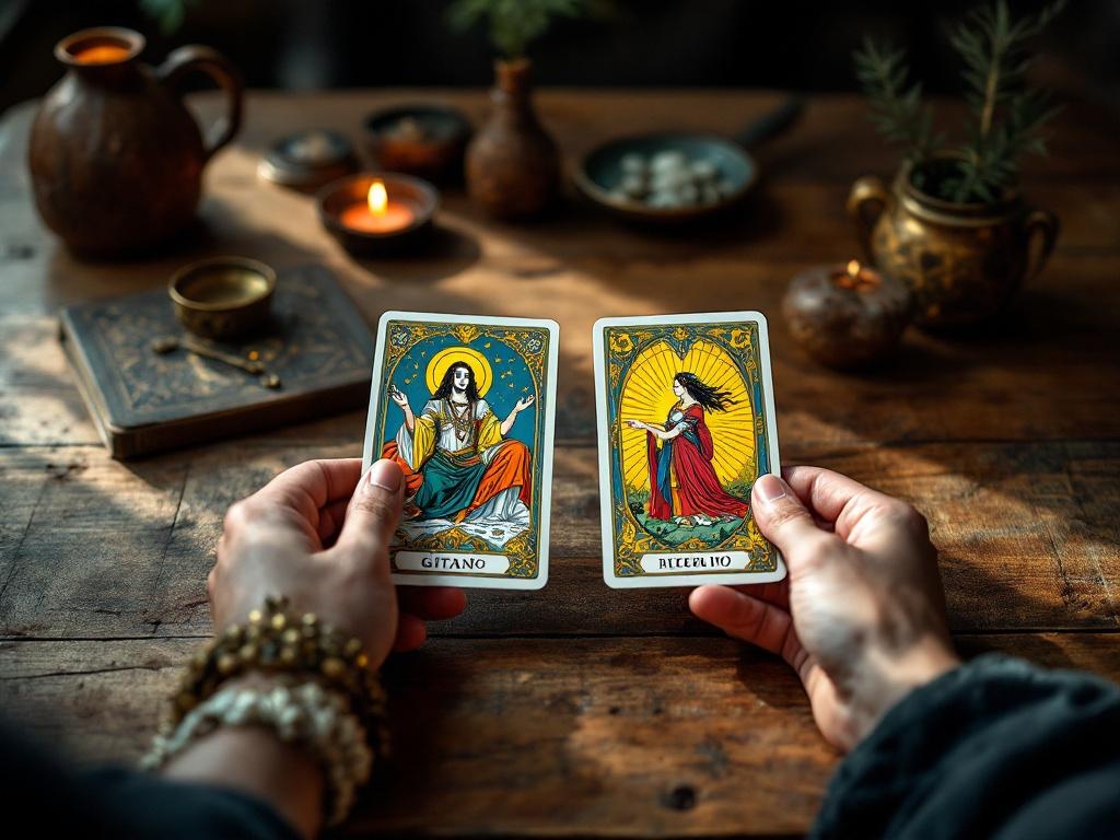 Comparativa entre Tarot Gitano y Tarot Rider-Waite
